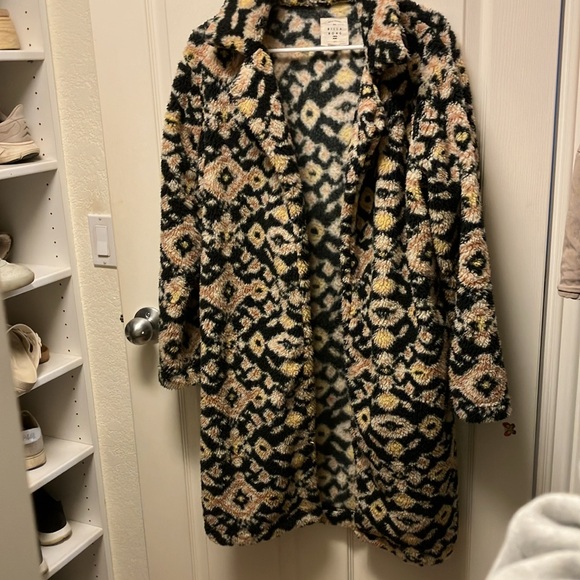 Montreal longline open teddy bear jacket - Picture 3 of 3